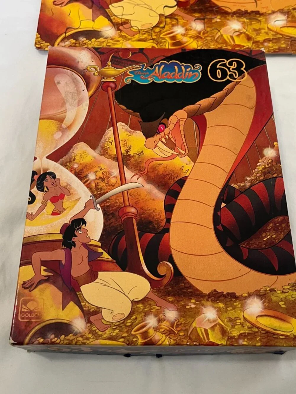 Disney Aladdin 63-piece jigsaw puzzle vintage by golden books